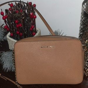 Michael Kors leather crossbody bag